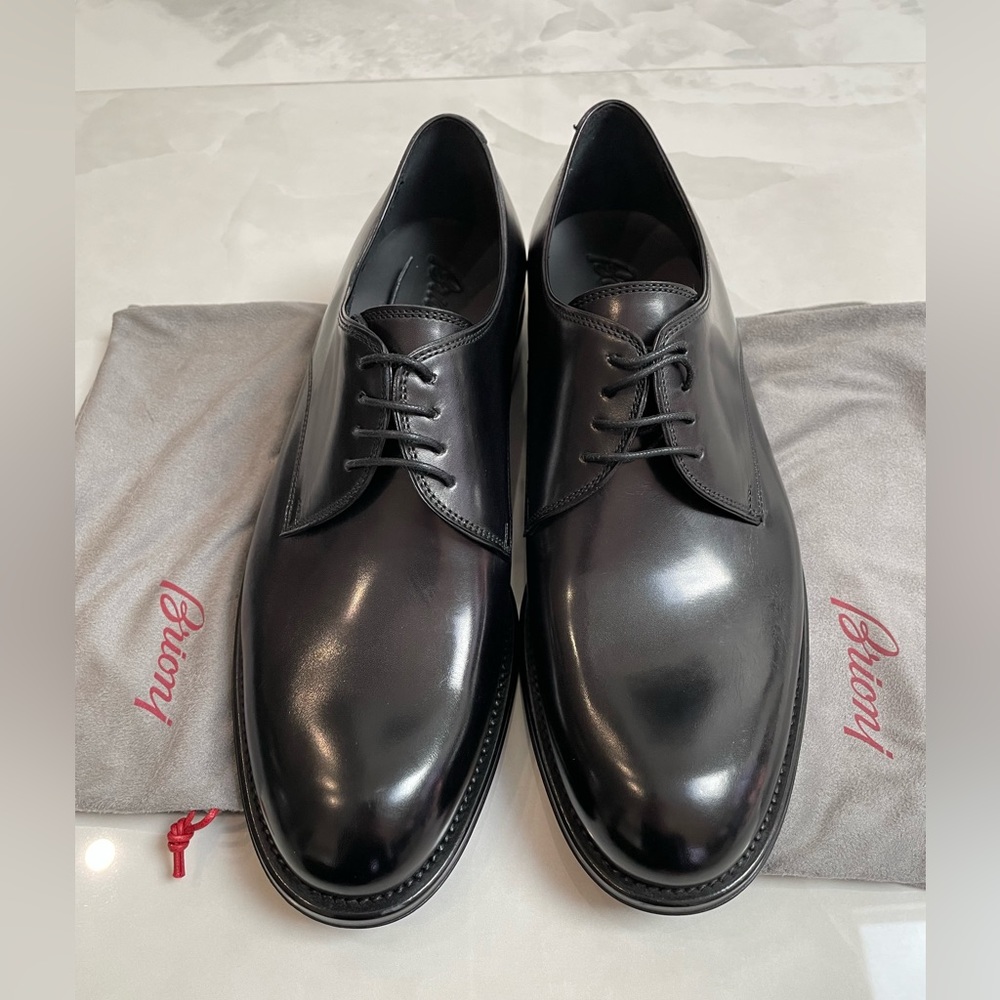 Brioni qeelon men’s leather shoes